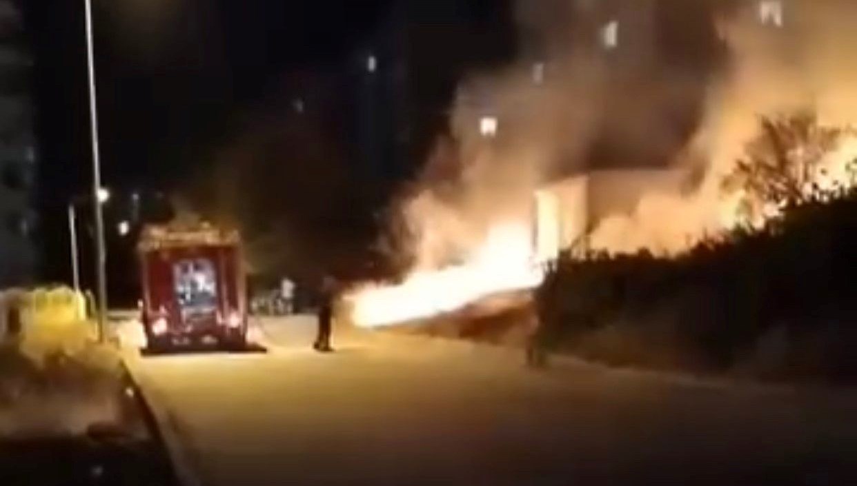 elazigda otluk alanda yangin c6RbgpJq