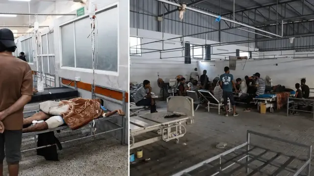 israil saldirilari altindaki gazzede sifa hastanesi bosaltildi Zna7swrp