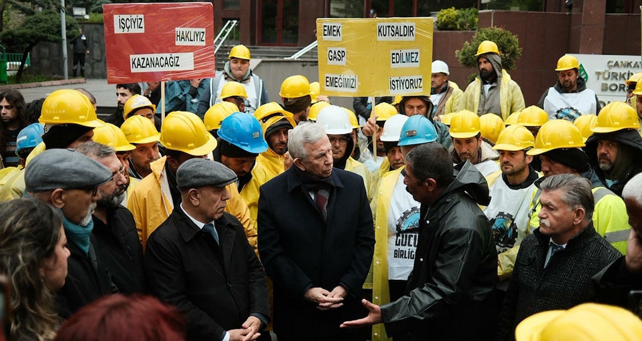 Mansur Yavaş, Açlık Grevindeki Madencilere Destek Ziyareti Gerçekleştirdi