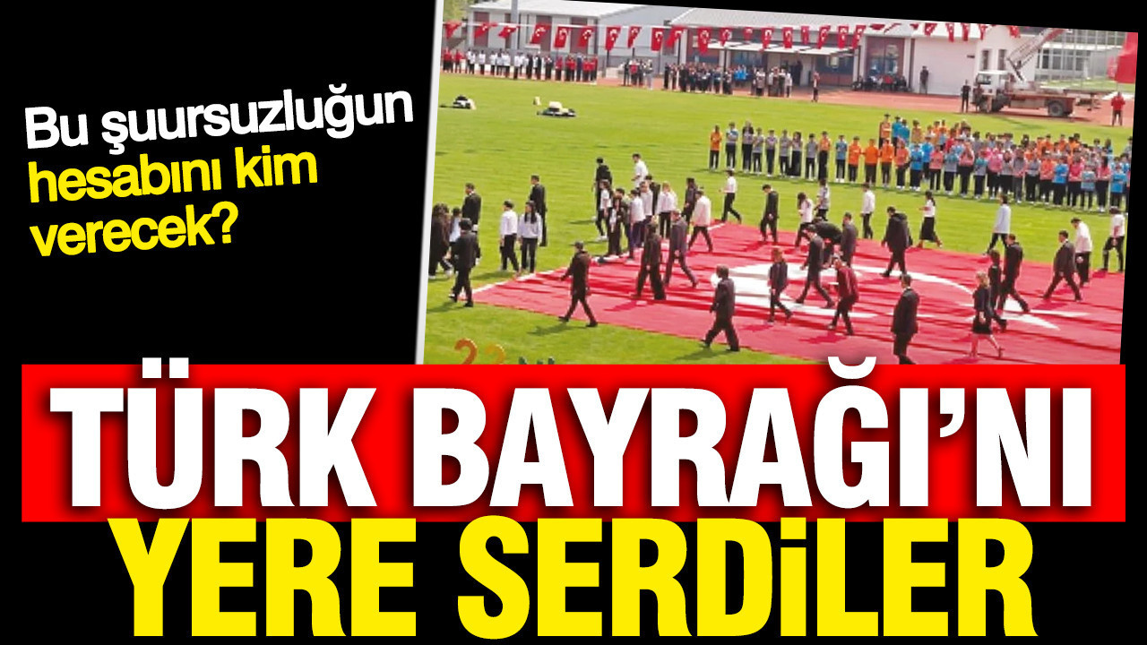 Türk Bayrağı’na Yapılan Saygısızlık Tepki Topladı